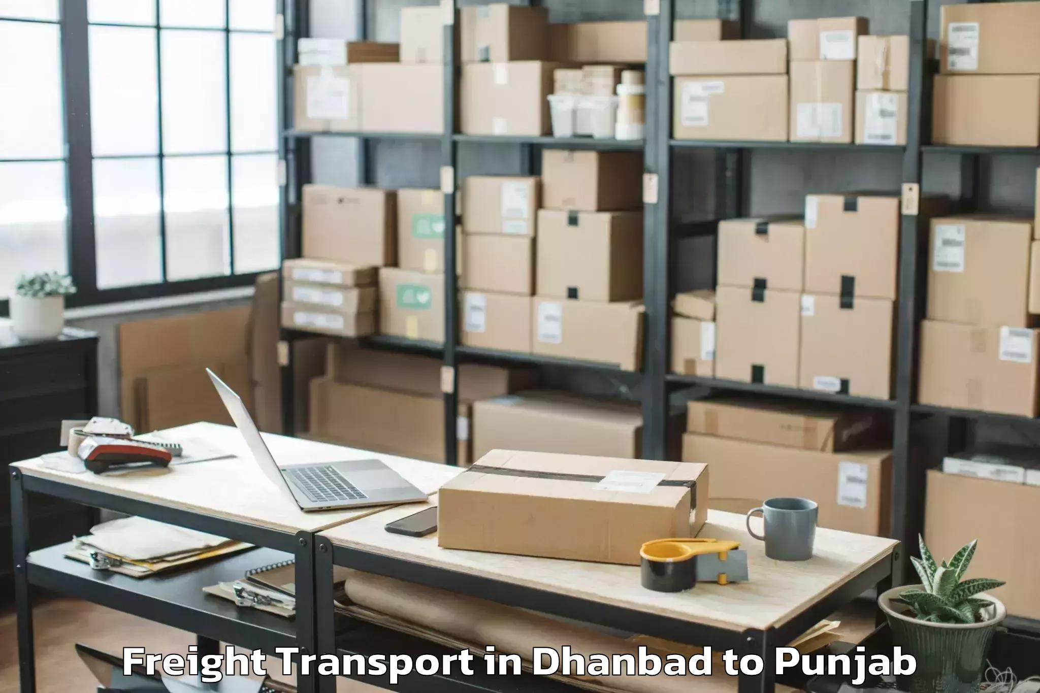 Hassle-Free Dhanbad to Jaito Freight Transport